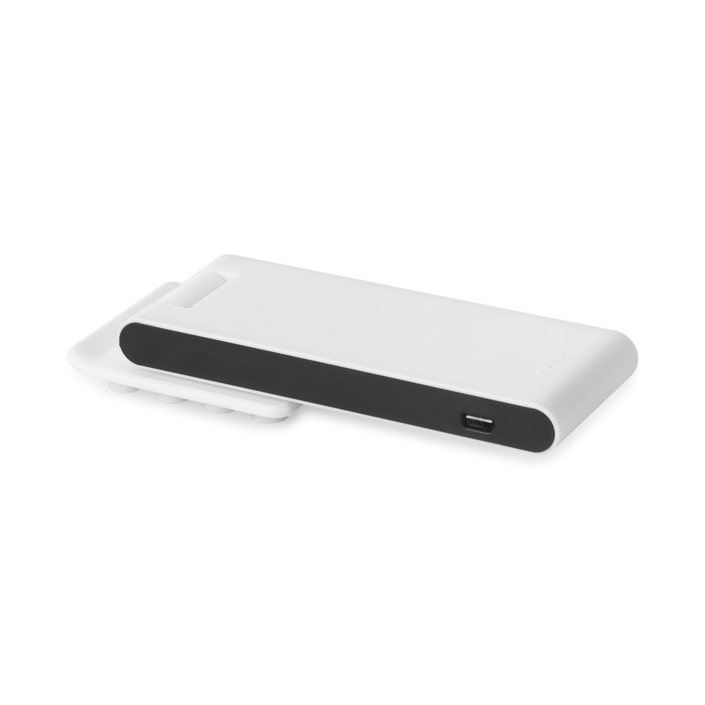 GAGARIN. Bateria portátil em ABS com ventosas na base 4'000 mAh