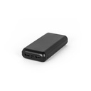 LEAKEY 20. Bateria portátil em ABS 100% reciclado e capacidade de 20'000 mAh