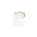 COBAIN. Fones de ouvido wireless em ABS 100% reciclado e bambu com autonomia de 5h