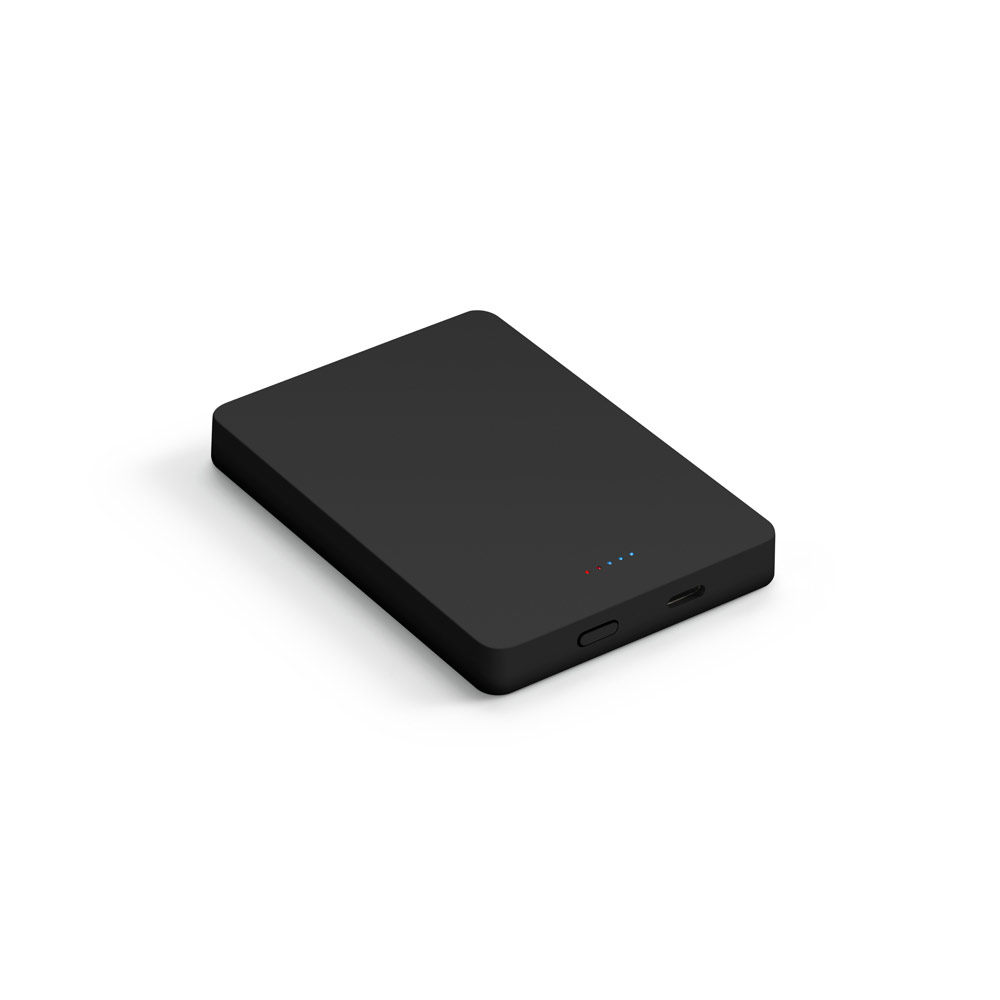 SMOOT 10. Bateria portátil de carregamento rápido em ABS 100% reciclado com acabamento em mate e capacidade de 10'000 mAh