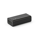 GURDON. Bateria portátil em ABS 100% reciclado e bateria em lítio 30'000 mAh