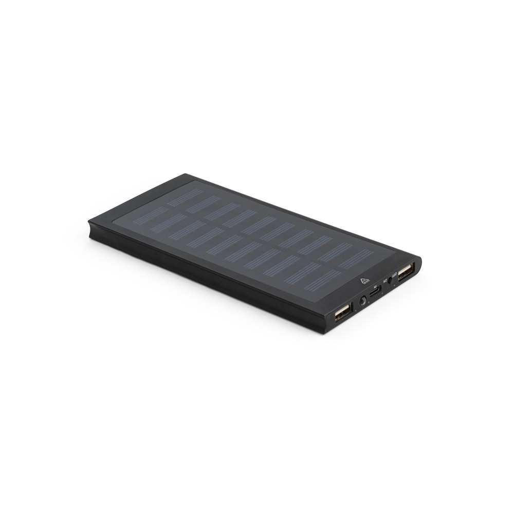 CLERK. Bateria portátil em alumínio 100% reciclado com capacidade de 8 000 mAh