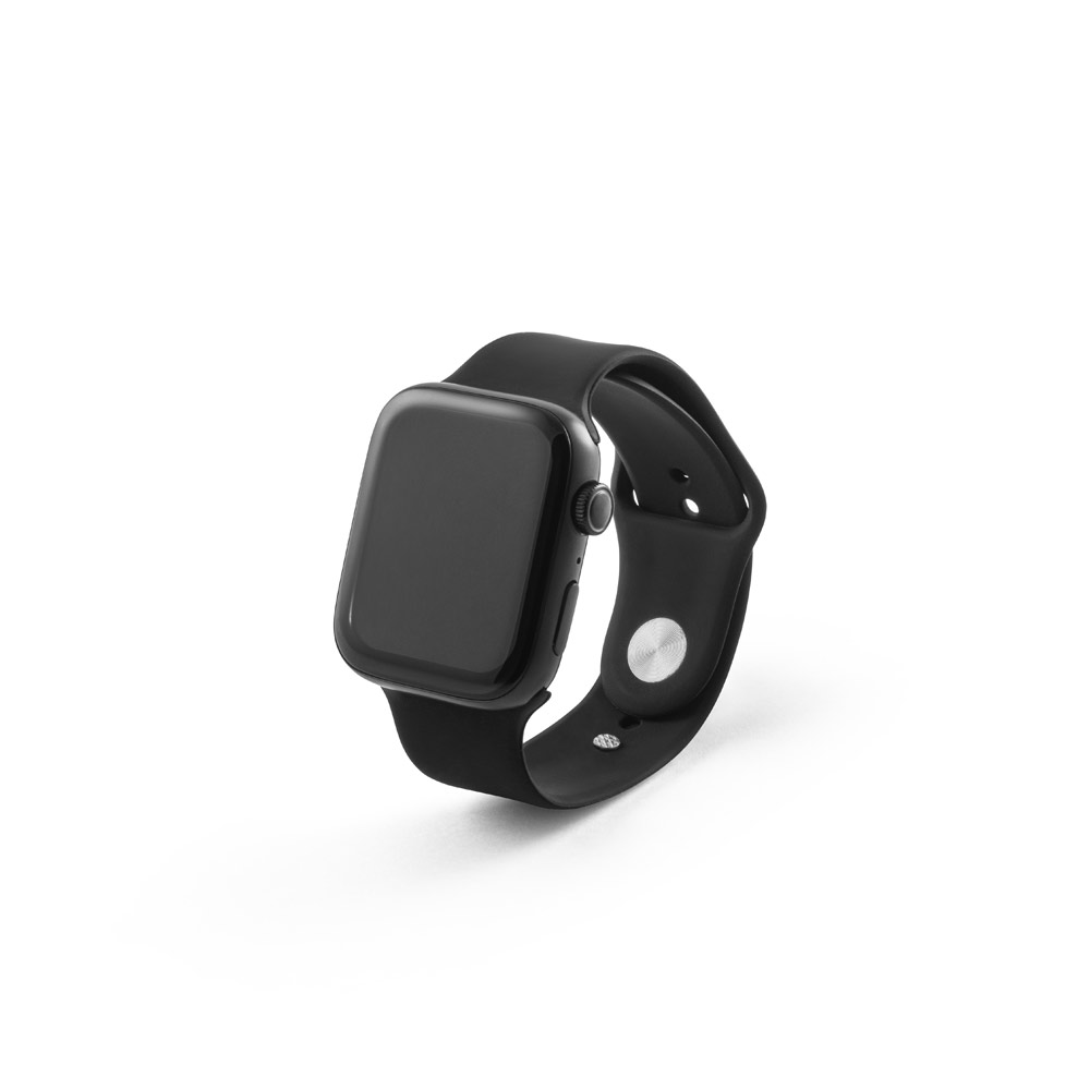 WILES. Relógio inteligente com tela IPS de 1'85 polegadas com bracelete em silicone e à prova de salpicos de água com IPX4