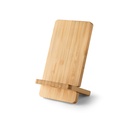 LANGE. Carregador wireless super-rápido e suporte em bambu para smartphone 15 W