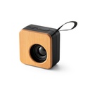 MAYER. Caixa de som portátil em bambu e ABS 100% reciclado com autonomia de 4h