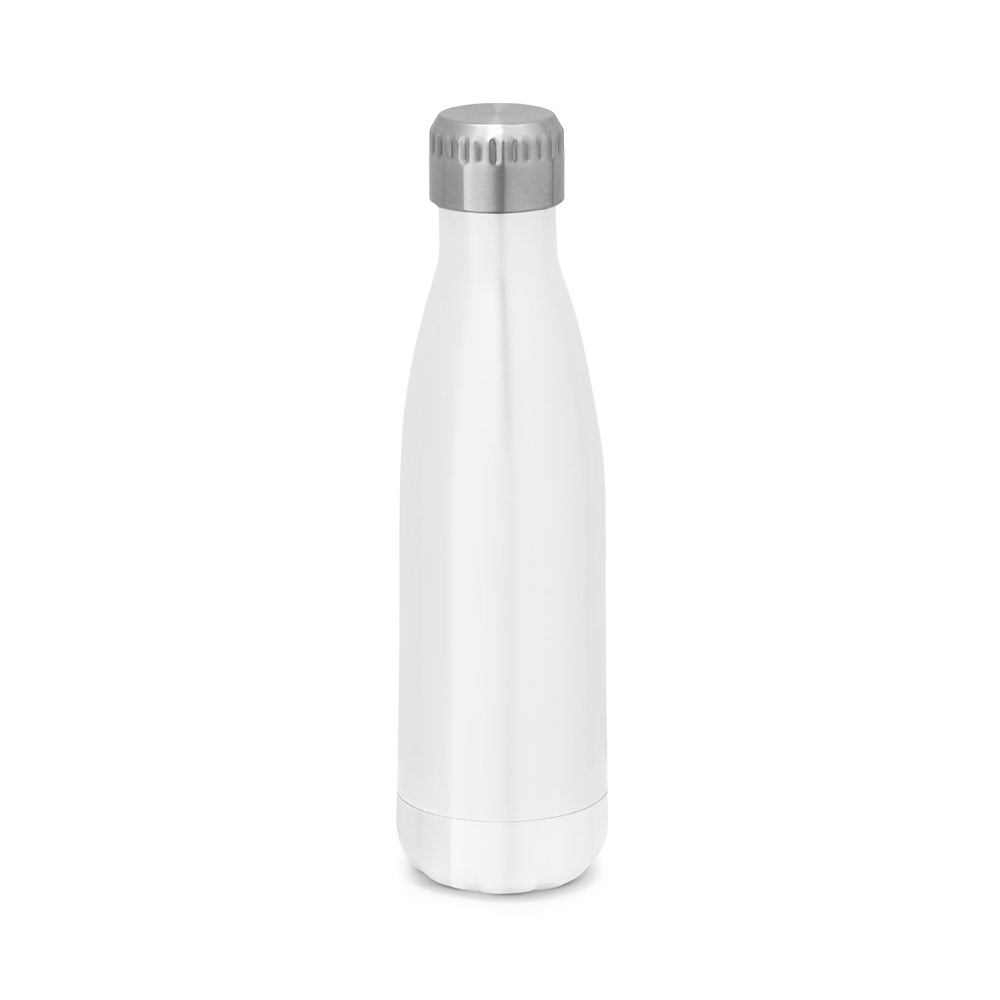 AMORTI. Garrafa para sublimação em aço inox de parede dupla térmica, isolada a vácuo, com tampa em aço inox 510 mL