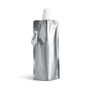 GILDED. Squeeze dobrável em PE com bico de sistema "push-pull" e acabamento metalizado 460 mL