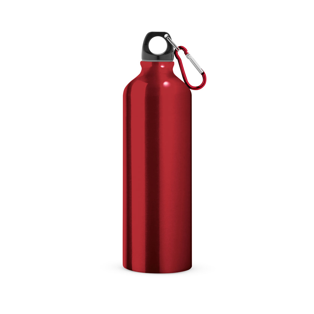 SIDEROT. Squeeze em alumínio com mosquetão 800 mL