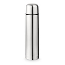 LITER. Garrafa em aço inox de parede dupla térmica, isolada a vácuo 1 L