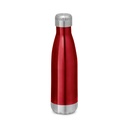 SHOW. Garrafa em aço inox de parede dupla térmica, isolada a vácuo, com tampa em aço inox 510 mL