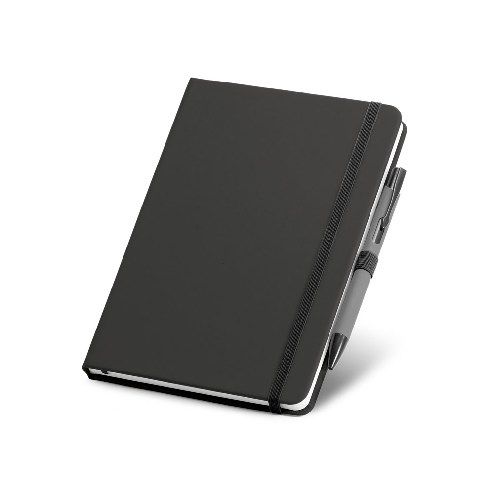 SHAW. Conjunto de caderno A5 e esferográfica