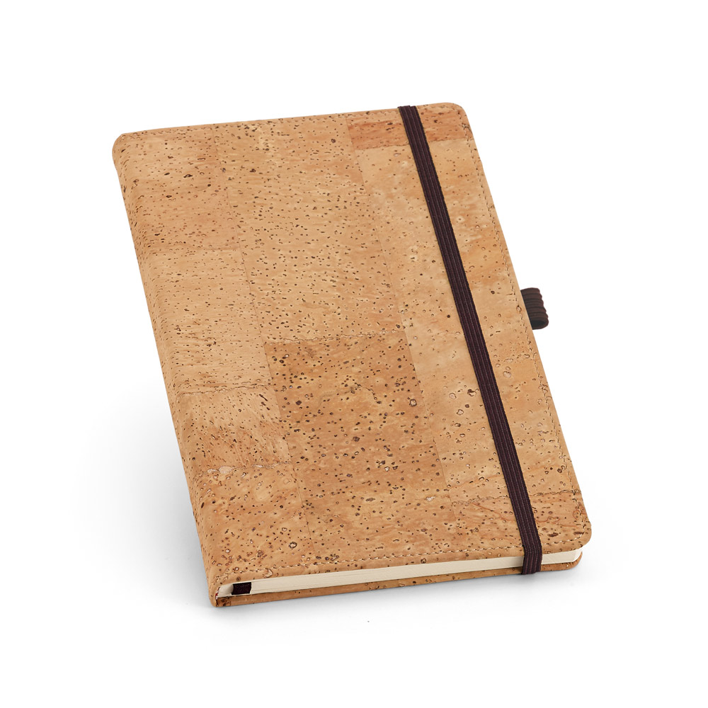 PORTEL A5. Caderno A5 em cortiça com páginas lisas