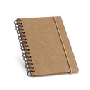 MARLOWE. Caderno de bolso espiral de capa dura com 120 páginas pautadas recicladas