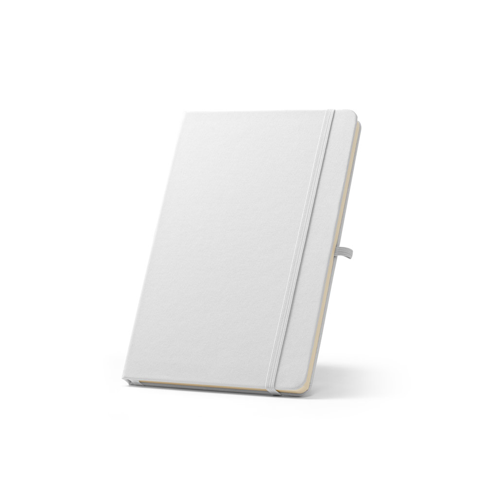 ANNE SUB. Caderno A5 de capa dura em PET 100% reciclado 300D ideal para personalização em sublimação
