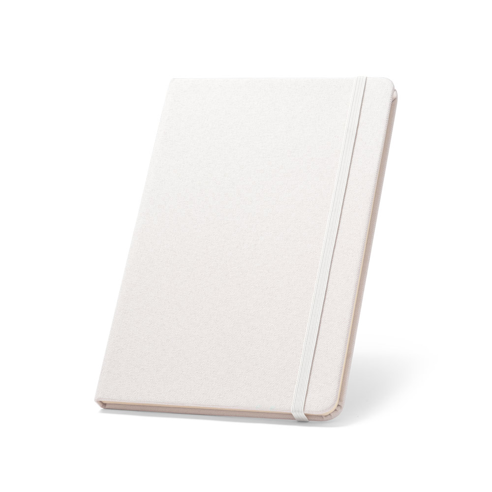 MONDRIAN. Caderno A5 em PET 100% reciclado com tratamento antibacteriano com 160 páginas pautadas