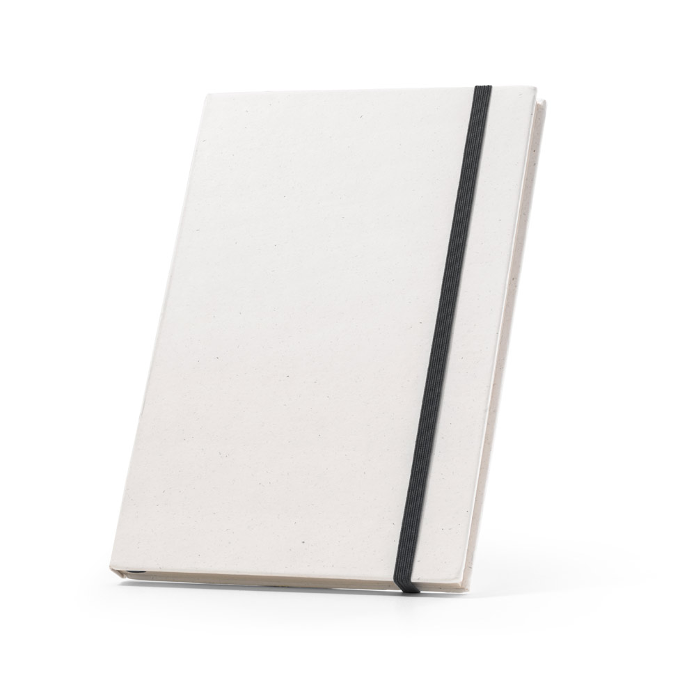 MILKY. Caderno A5,produzido através de pacotes de leite reciclados com folhas pautadas recicladas, com 160 páginas pautadas recicladas