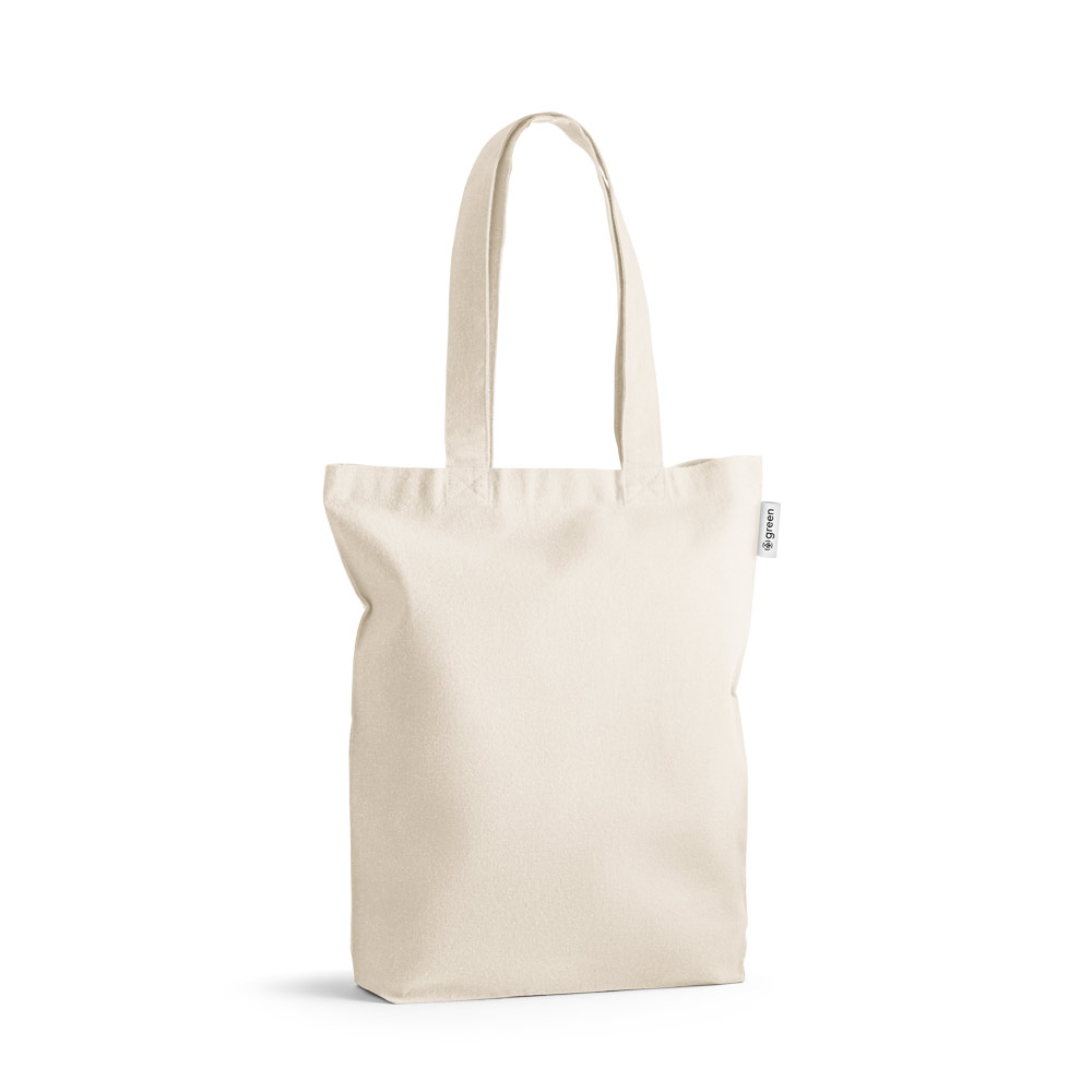 GIRONA. Sacola em 50% algodão, 30% algodão reciclado e 20% poliéster reciclado (220 g/m²)