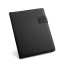 RIORDAN. Pasta A4 em linho sintético e c.sintético com caderno de 40 páginas pautadas