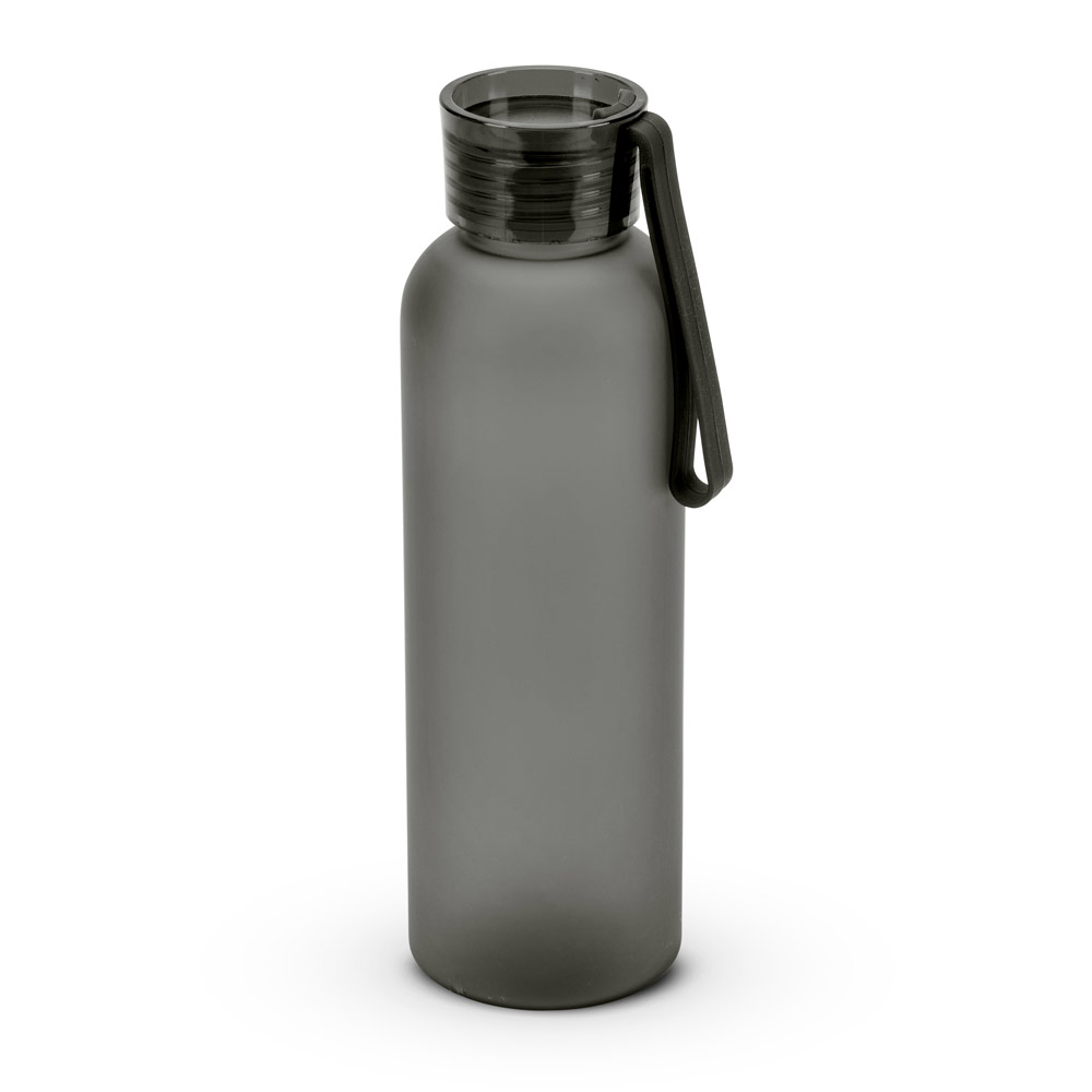 CARGNIN. Squeeze esportiva em PET 100% reciclado, com acabamento fosco 600 mL