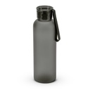 CARGNIN. Squeeze esportiva em PET 100% reciclado, com acabamento fosco 600 mL