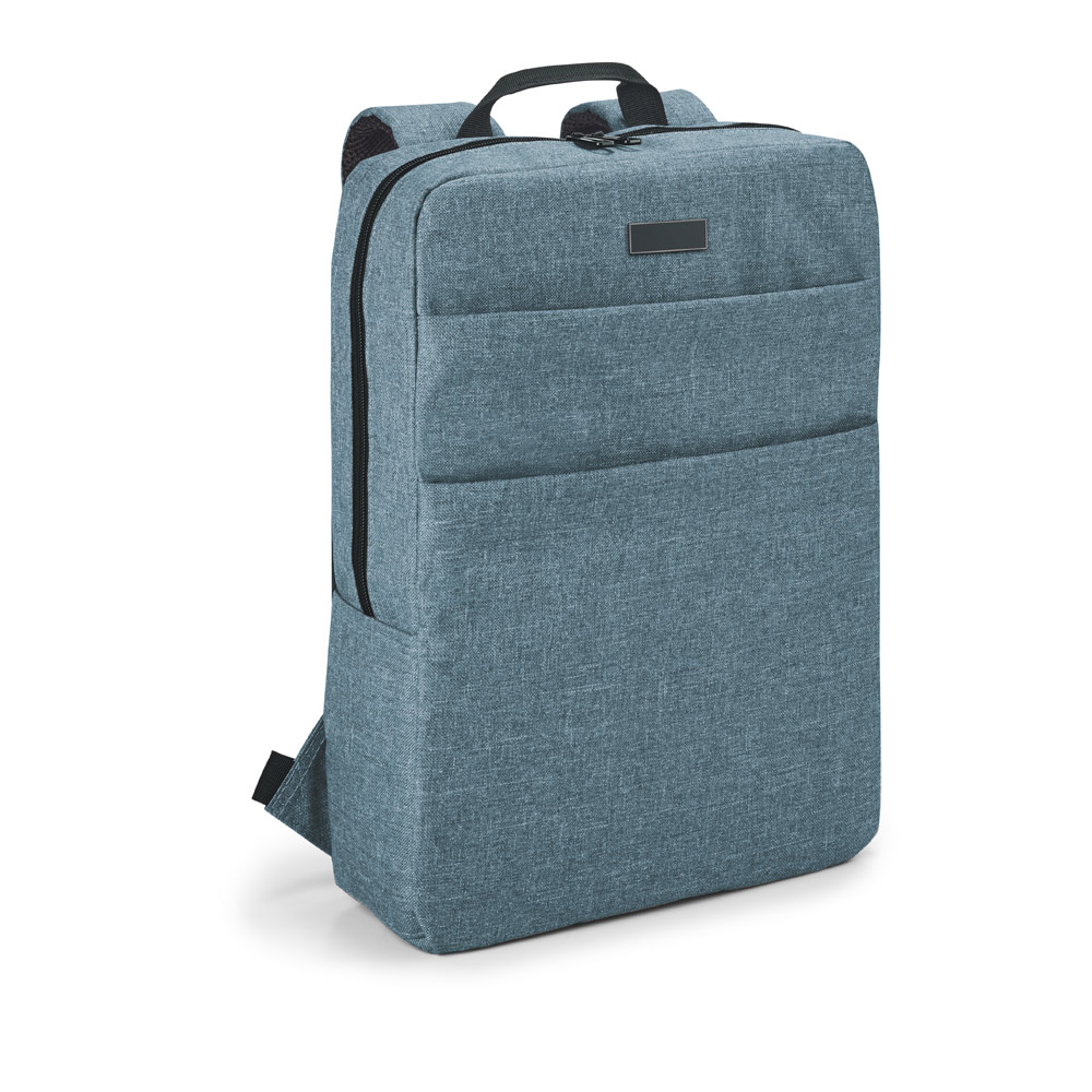 GRAPHS PLATE. Mochila para notebook 15'6'' em 600D de alta densidade com placa para personalização 10 L