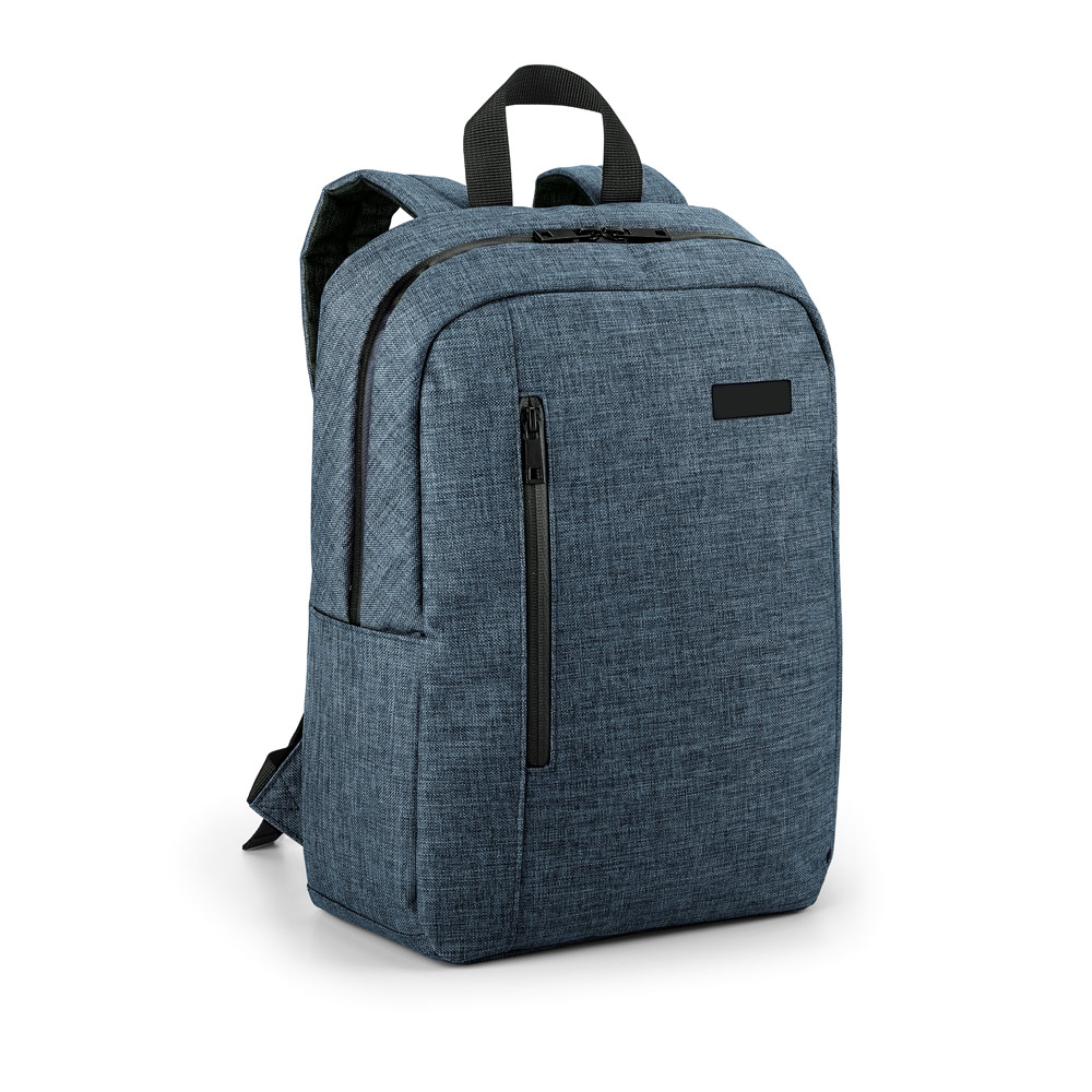 SHADES PLATE. Mochila para notebook 14'' em 600D de alta densidade com placa para personalização 12 L