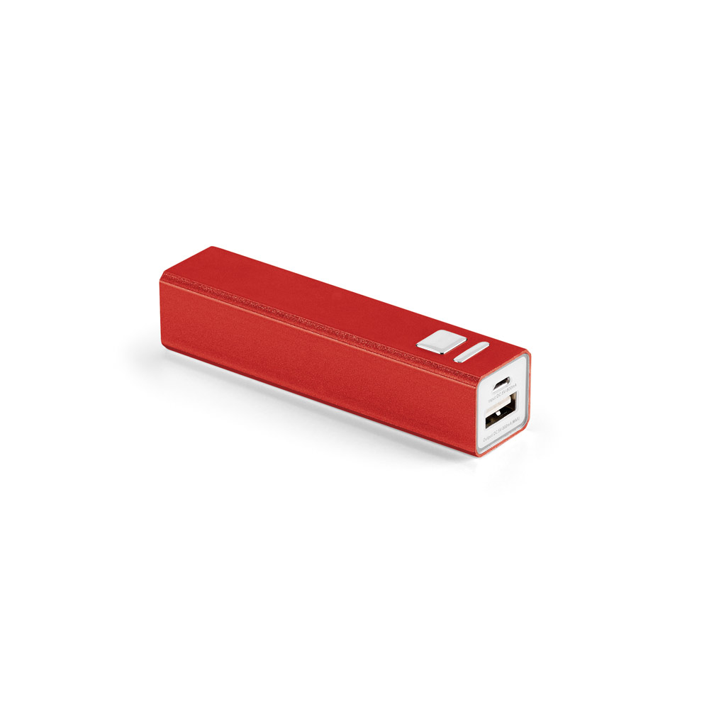 11144. Bateria portátil em alumínio 1'800 mAh