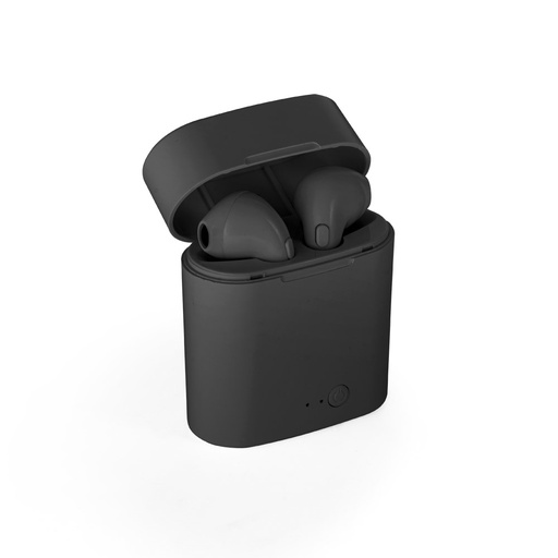 KLEBS. Fone de ouvido wireless em ABS com microfone e autonomia de 1h50
