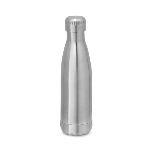 AMORTI. Garrafa para sublimação em aço inox de parede dupla térmica, isolada a vácuo, com tampa em aço inox 510 mL