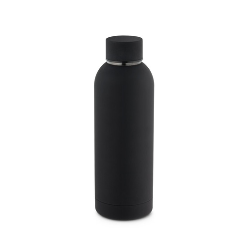 ODIN. Garrafa em aço inox 36% reciclado de parede dupla térmica, isolada a vácuo 550 mL