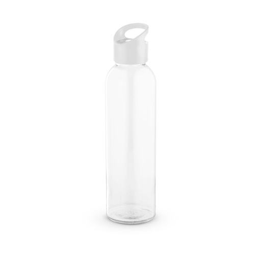 PORTIS GLASS. Garrafa em vidro com tampa em PP 500 mL