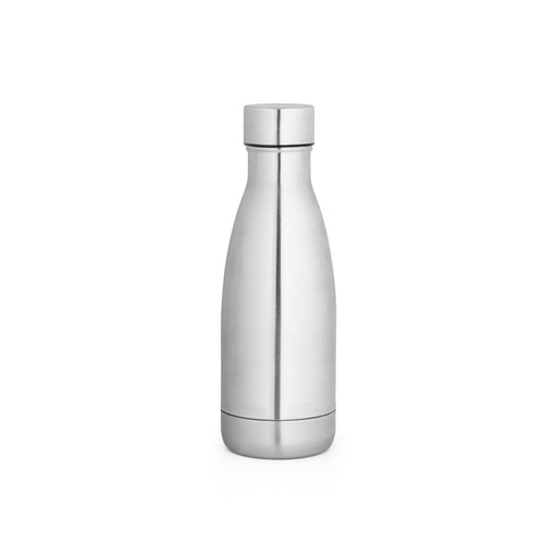 RE-BUFFON S. Garrafa térmica em aço inox 90% reciclado com parede dupla, isolada a vácuo e acabamento em mate 400 mL