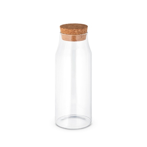 [94236-160] JASMIN 1000. Garrafa em vidro borosilicato com tampa em cortiça 1 L