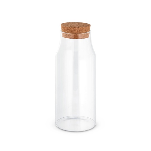 [94235-160] JASMIN 800. Garrafa em vidro borosilicato com tampa de cortiça 800 mL