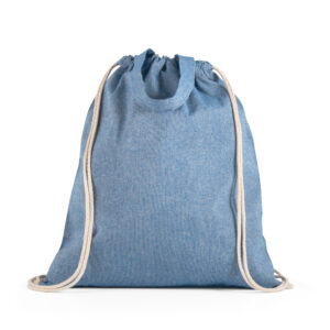 Sacola tipo mochila em algodão reciclado e poliéster reciclado (140 g/m²) BoxImport