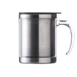 Caneca Acrílica 400 Ml Com Tampa BoxImport 2407X