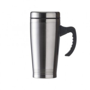 Caneca 450Ml Inox C/ Tampa BoxImport 2404X